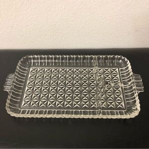 Vintage Rectangular Snack Plate - Arlington Pattern